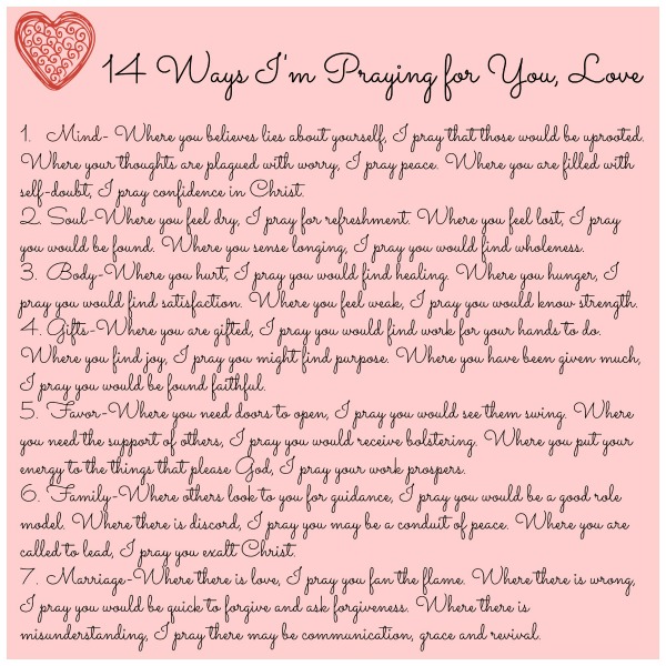 A Valentine’s Gift for Him: 14 Ways to Pray for Your ...